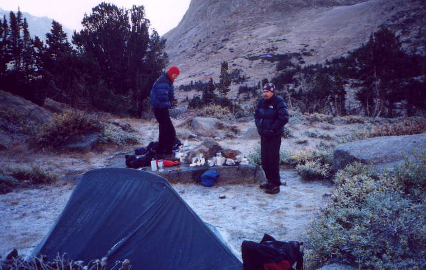 picture of A very cold morning on another trip to the cirque with Andy and Reeve