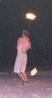 Pic of me twirling fire (flash)