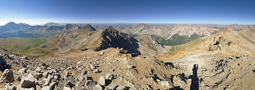 pic from the summit of a 14er