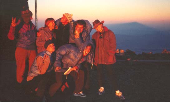 Picture of crew on summit