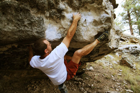 picture of bouldering