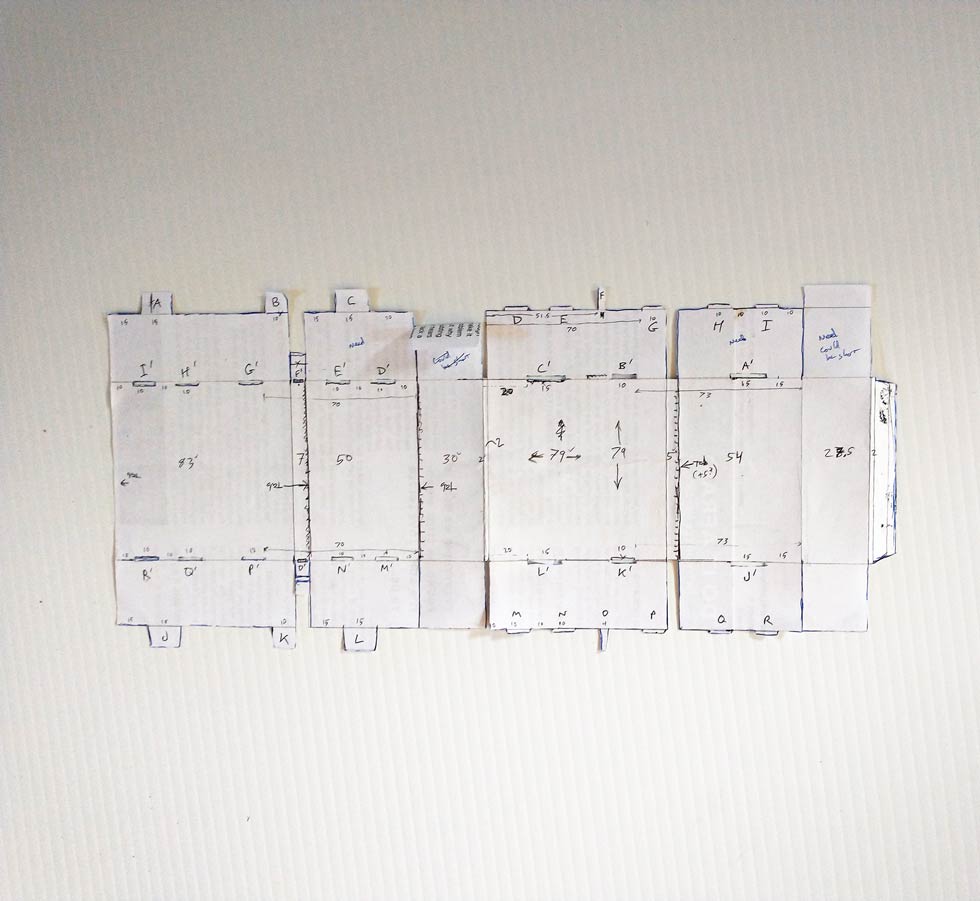 picture of bike box construction