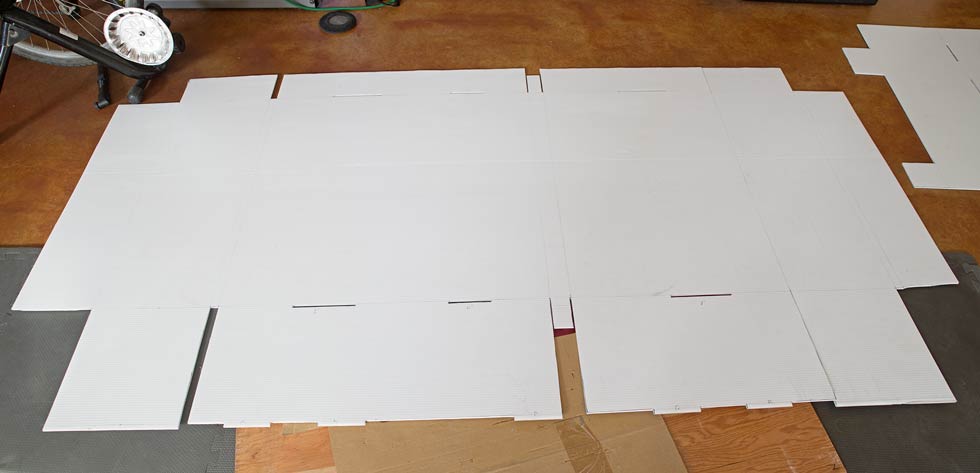 picture of bike box construction