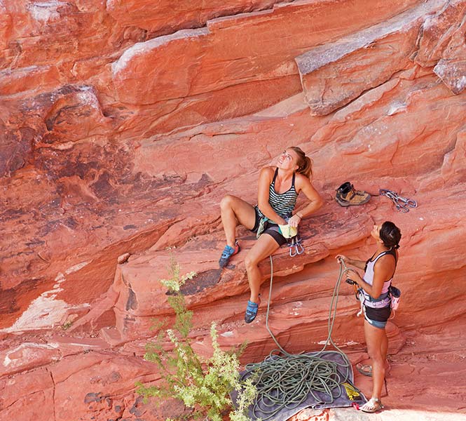 picture of red rocks