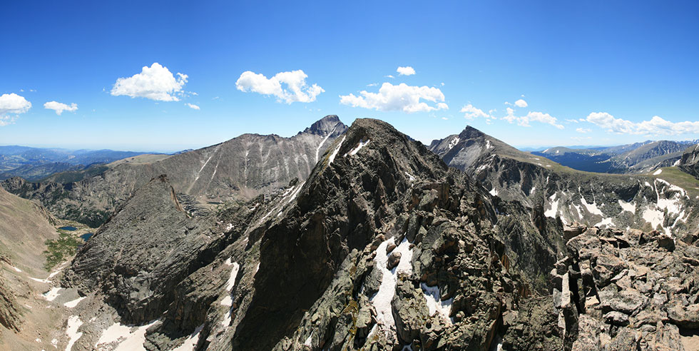 Panorama from Powell with McHenry in the center