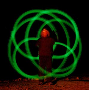 Pic of me twirling poi 
