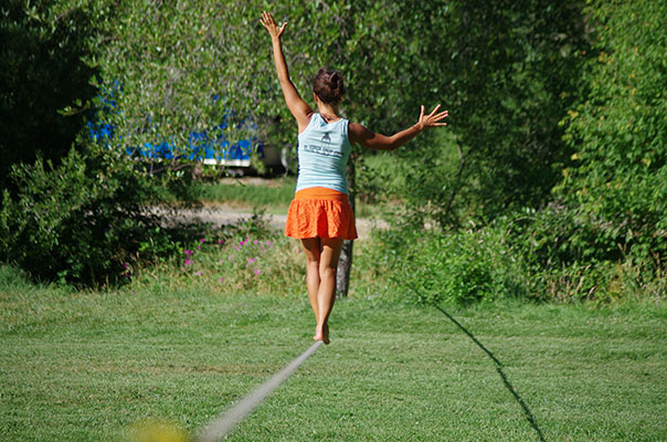 picture of slackline