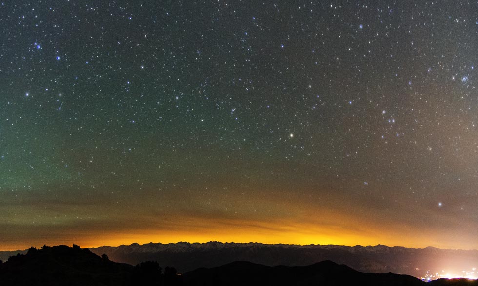 picture of night sky