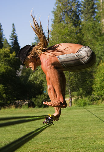picture of slackline