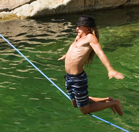 picture of slackline