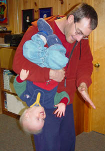 pic of Tom and Peter hanging around