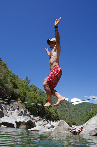 picture of slackline